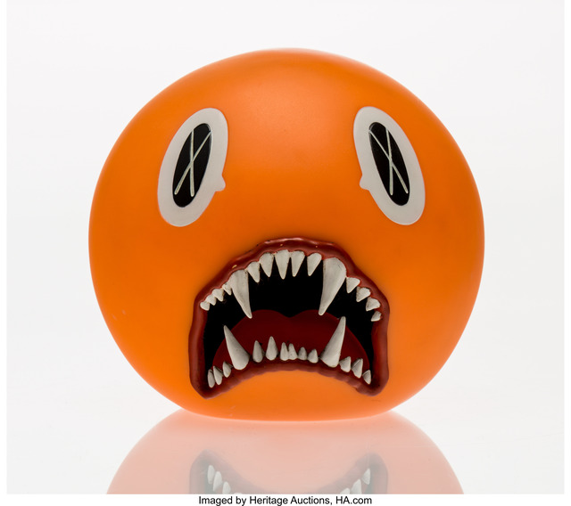 KAWS, ‘Cat Teeth Bank (Orange)’, 2007, Heritage Auctions