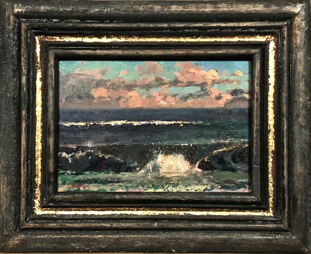 Julyan Davis, ‘Pink Sky’, 2019, Painting, Oil on panel, Helena Fox Fine Art