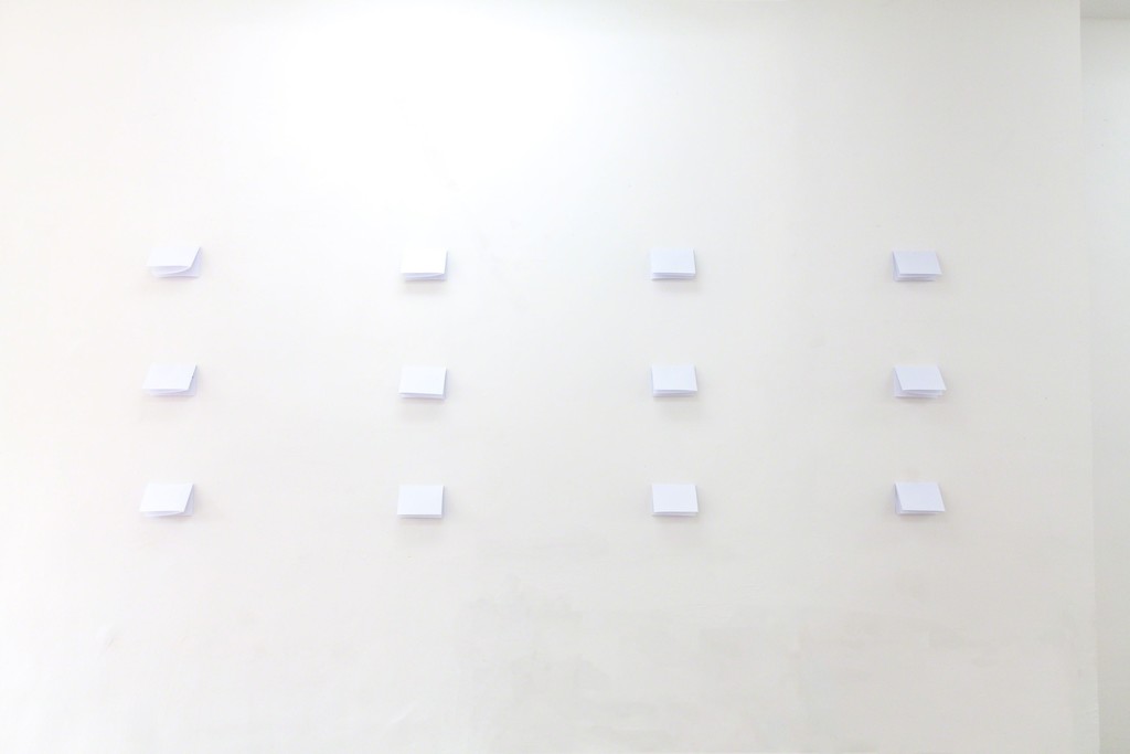 Liliane Freiermuth, "The eight hills of Hong Kong", 2014, Installation, cardboard box, paper, (detail) | image: ©dasesszimmer Liliane Freiermuth, "The eight hills of Hong Kong", 2014, Installation, cardboard box, paper, (detail) | image: ©dasesszimmer