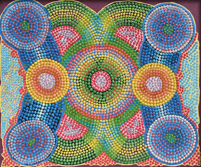 Cyp Cristiali, ‘Círculos’, 1971, Painting, Injected oil on fiber, Galería de las Misiones