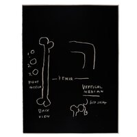 Jean-Michel Basquiat - Femur, from Anatomy
