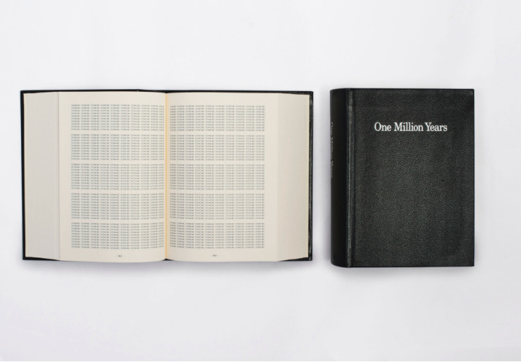 On Kawara, One Million Years, 1999. On Kawara, One Million Years, 1999.