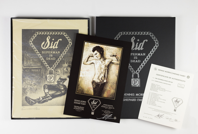 Shepard Fairey, ‘Sid Superman Is Dead - Signed/Numbered Print Box Set OF 10 - FRAMED’, 2013, Rudolf Budja Gallery