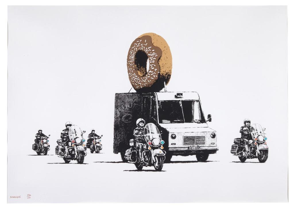 Banksy - Donuts Chocolate