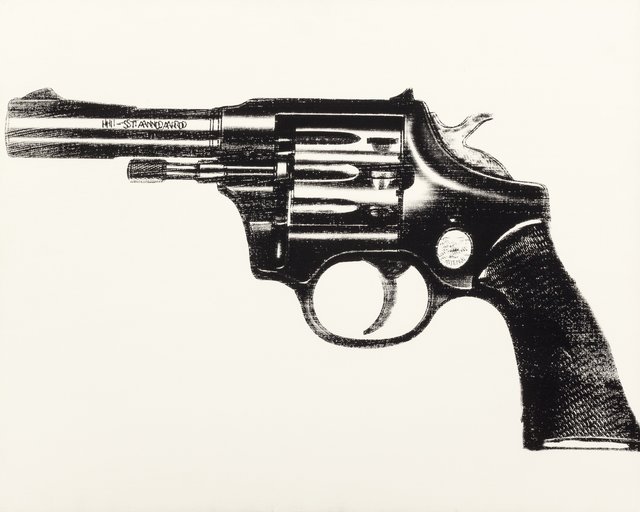 Andy Warhol, ‘Gun’, 1981-1982, Painting, Acrylic and silkscreen on canvas, Heritage Auctions