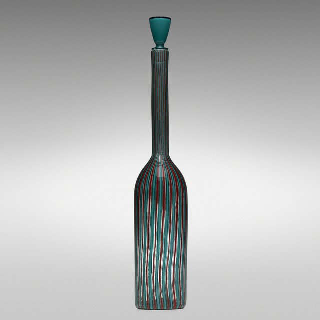 Gio Ponti, ‘Monumental Canne bottle with stopper, model 4498’, 1956, Rago/Wright