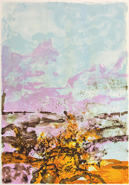 Zao Wou-Ki 趙無極, ‘Untitled’, 1998, Print, Lithograph, Hanart TZ Gallery