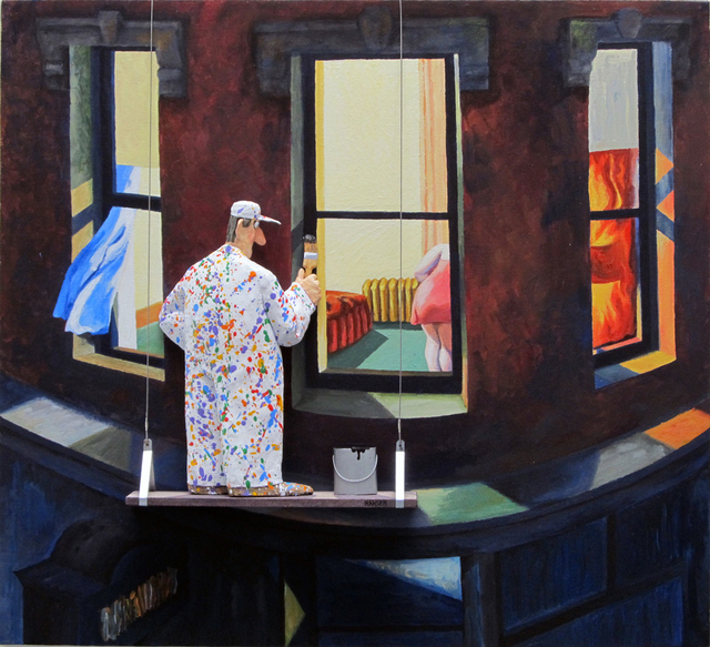 Stephen Hansen, ‘Night Windows (Edward Hopper)’, 2015, Zenith Gallery