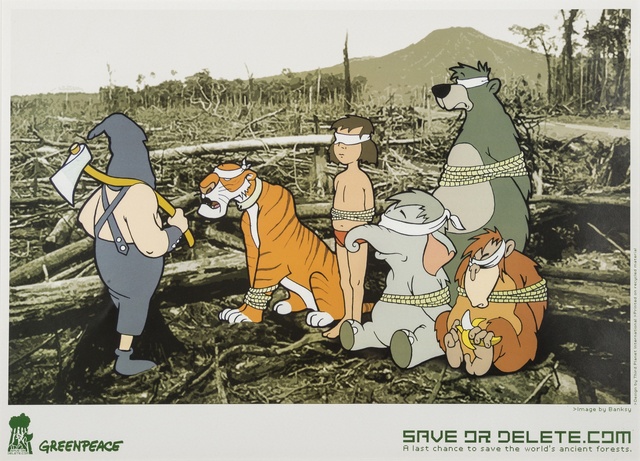 Banksy, ‘Save or Delete (Greenpeace Print)’, 2002, Forum Auctions