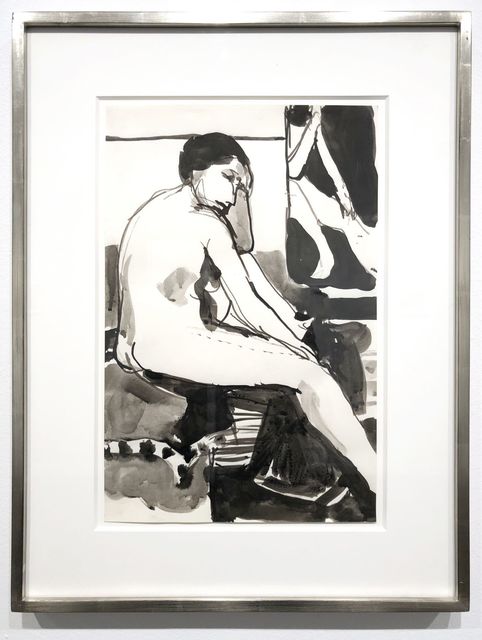 Richard Diebenkorn, ‘Untitled (CR no. 3012)’, 1960-1966, Drawing, Collage or other Work on Paper, Ink on paper, Leslie Feely