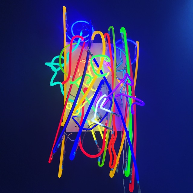 Craig Kraft, ‘Random Neon #1’, 2013, Sculpture, Neon, wood, transformer, Seraphin Gallery