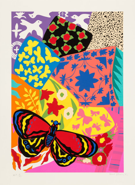 Hunt Slonem, ‘Three Doves’, 1980, Print, Screenprint in colors on wove paper, Heritage Auctions
