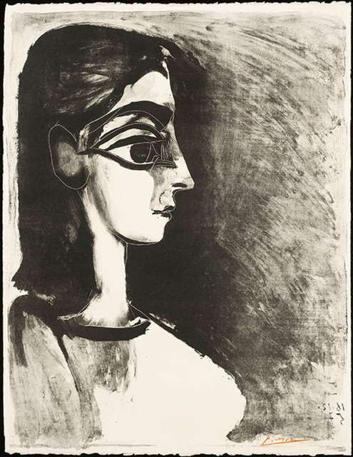 Pablo Picasso, ‘Buste de Profil’, December 16-1957, Galerie d'Orsay