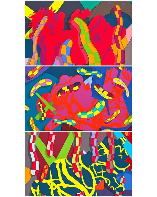 KAWS, ‘Lost Time, Alone Again & Far Far Down’, 2018, Upsilon Gallery