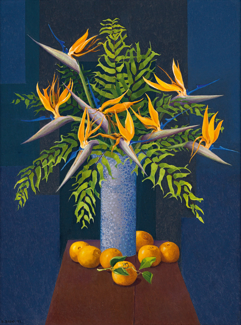 Diamond Bozas, ‘Still Life with Strelitzias, Oranges and Ferns’, Strauss & Co