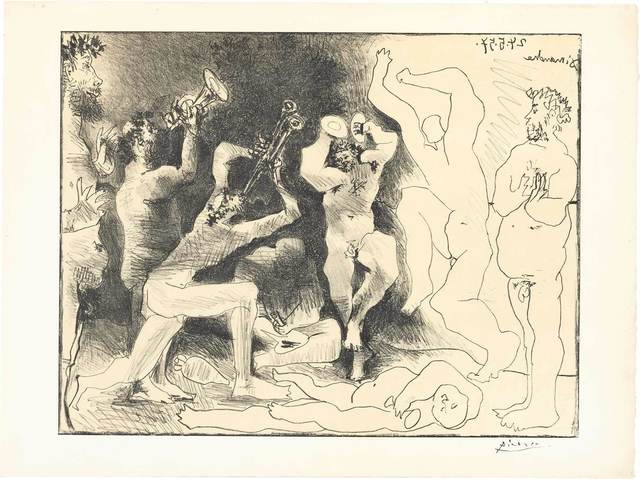 Pablo Picasso, ‘LA DANSE DES FAUNES (B. 830)’, 1957, Doyle