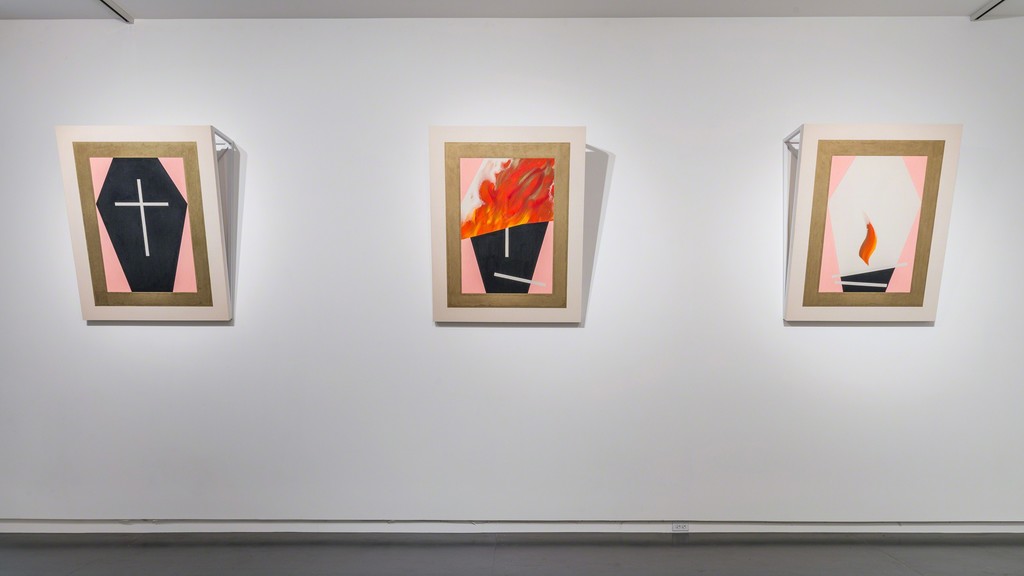 disappeared into the fire A, B and C by Shohei Takasaki, photo by Mario Gallucci disappeared into the fire A, B and C by Shohei Takasaki, photo by Mario Gallucci