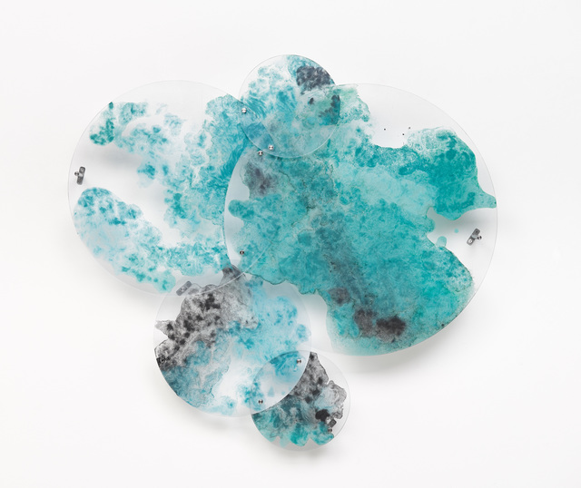 Suzann Victor, ‘MoonCloud 3’, 2017, Installation, Assembled polycarbonate sheets, coloured paper pulp, STPI