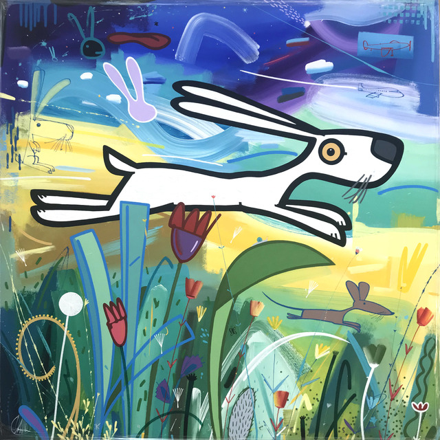 David Kuijers, ‘Rabbit and mouse’, 2019, Painting, Acrylic on canvas, ARTsouthAFRICA