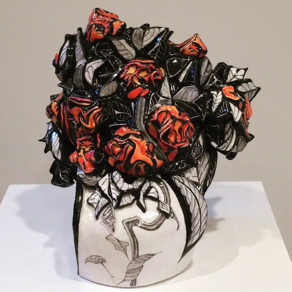 ANNICK IBSEN - Cockscoms - Ceramic - 12.5 x 11 x 8 ANNICK IBSEN - Cockscoms - Ceramic - 12.5 x 11 x 8
