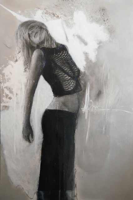 Virginie Bocaert, ‘Laisser entrer la lumière’, 2015, Painting, Mixed media on board, Thompson Landry Gallery