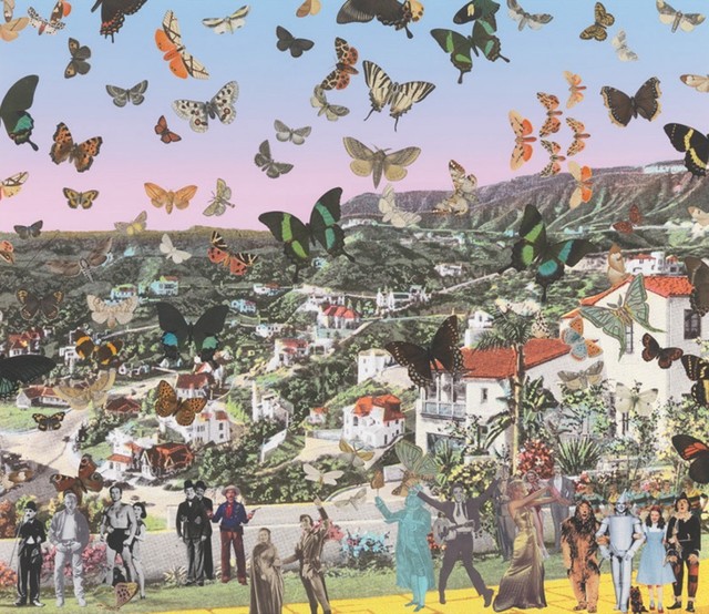Peter Blake, ‘Homage to Damien Hirst: The Butterfly Man Hollywoodland’, Rhodes