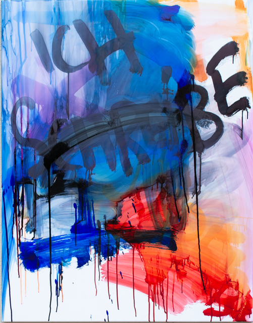 Thierry Furger, ‘SCHRIFTENMALER 02’, 2020, Painting, Ink and acid on white aluminium, KOLLY GALLERY