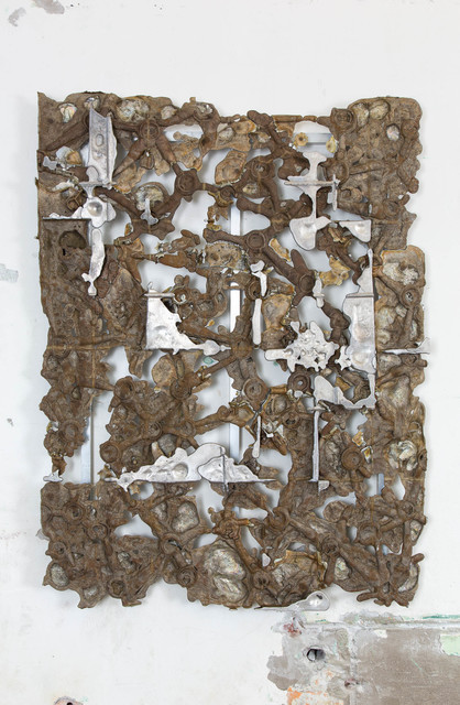 Nicolas Lobo, ‘Bio-foam Aluminum pour(Natural Ice version 1)’, 2015, Other, Aluminum, Bio-foam, Nina Johnson