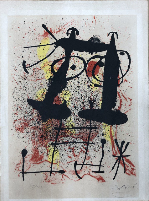 Joan Miró, ‘ Silence extrait de Hai-Ku’, 1967, Le Coin des Arts