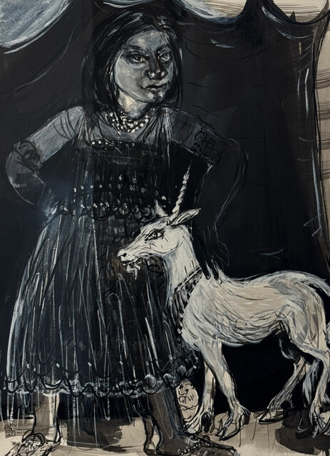Woman and Unicorn