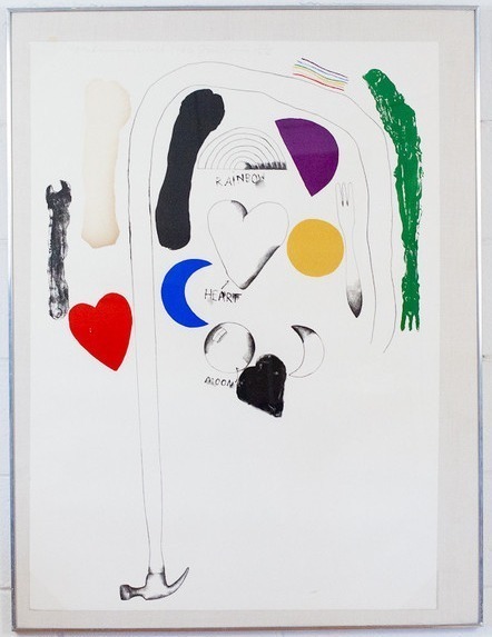 Jim Dine, ‘Midsummer Wall’, 1966, Print, Lithograph on Rives BFK paper, Caviar20