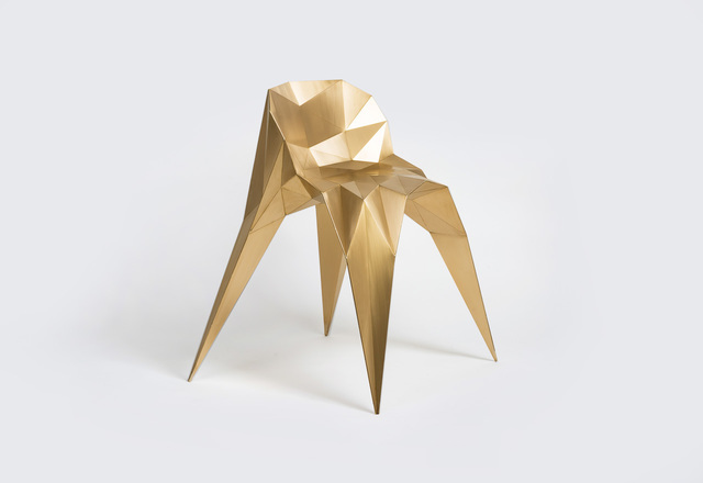 Zhoujie Zhang, ‘Spider Chair (SQN1-F2C) Brass’, 2014, Gallery ALL