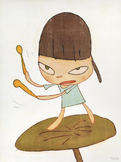 Yoshitomo Nara, ‘Marching On A Butterbur Leaf’, 2019, Print, Offset lithograph in colours on archival paper, Tate Ward Auctions
