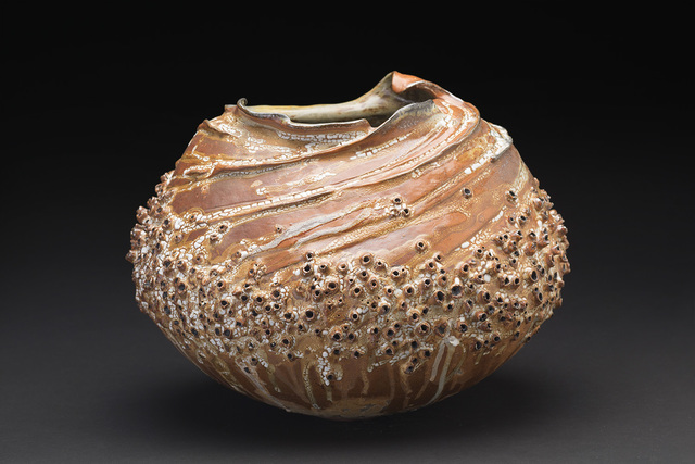 Melanie Ferguson, ‘Circles In The Sand’, 2014, Design/Decorative Art, Handbuilt stoneware, sgraffito, flashing slips, oxide stains, celedon liner. Soda fired, heavy reduction, Cavin-Morris Gallery