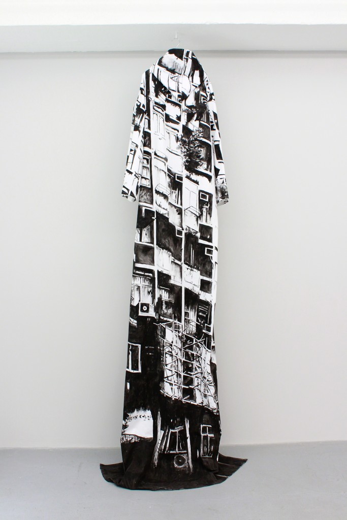 Shelter, 2017, Coat (Acrylic on linen), approx. 200 x 280 cm Shelter, 2017, Coat (Acrylic on linen), approx. 200 x 280 cm