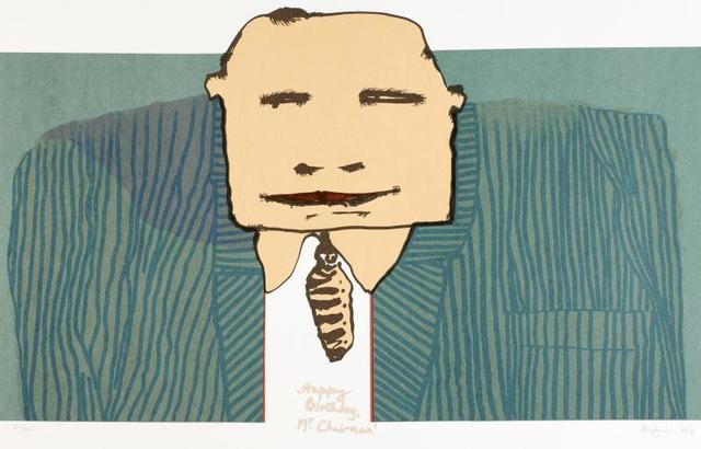 Robert Hodgins, ‘Happy Birthday Mr Chairman’, 1999, Dale Sargent Fine Art