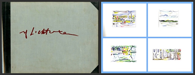 Roy Lichtenstein, ‘Limited Edition Hardback Book of Landscape Sketches 1984-1985 ’, 1986, Alpha 137 Gallery
