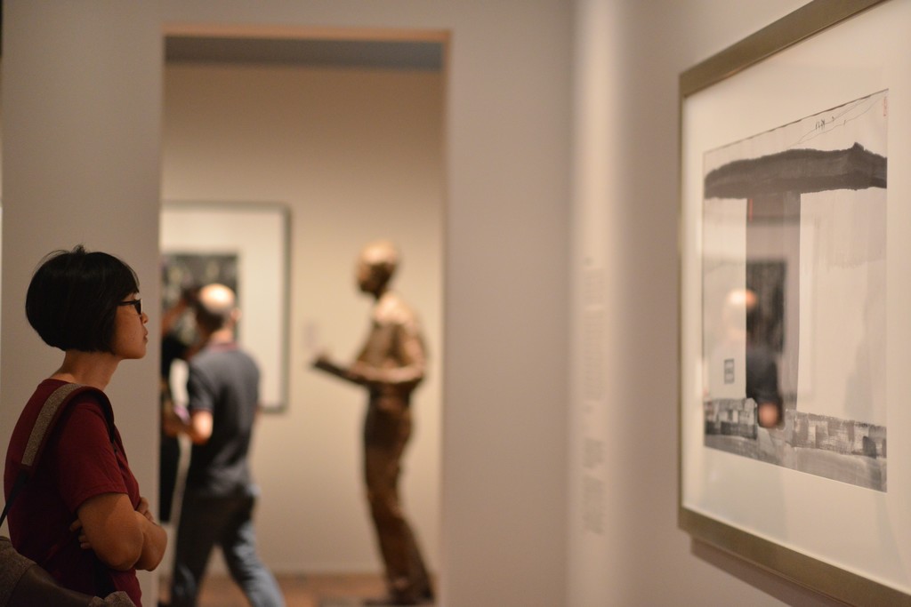 Installation view of "Wu Guanzhong: Beauty Beyond Form" at National Gallery Singapore (2015-2016) Installation view of "Wu Guanzhong: Beauty Beyond Form" at National Gallery Singapore (2015-2016)