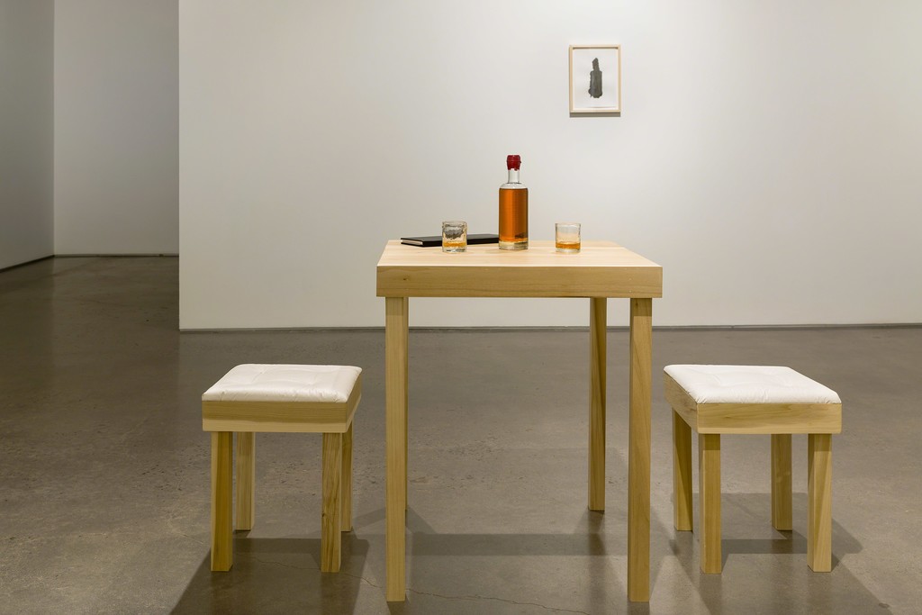 Installation view: MK Guth: Shout, Recount, Get Drunk, 2016. Photo by Etienne Frossard. Installation view: MK Guth: Shout, Recount, Get Drunk, 2016. Photo by Etienne Frossard.