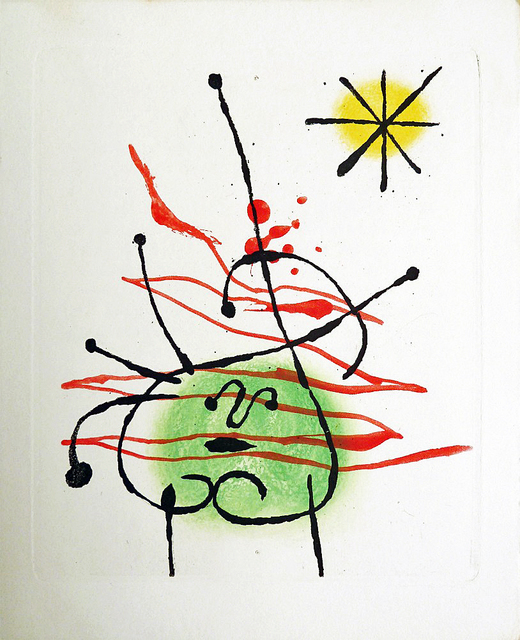 Joan Miró, ‘Suite La Bague D'Aurore - plate 4’, 1957, Galerie Maximillian