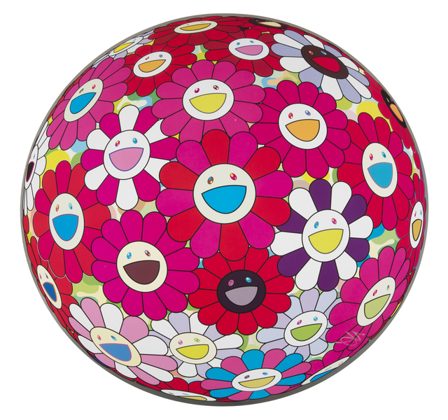 Takashi Murakami | Flowerball(3D)-Turn Red! (2013) | Artsy