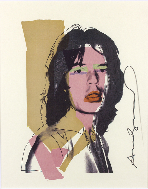 Andy Warhol, ‘Mick Jagger By Andy Warhol’, 1975, Print, Colored offset on paper, Bertolami Fine Arts