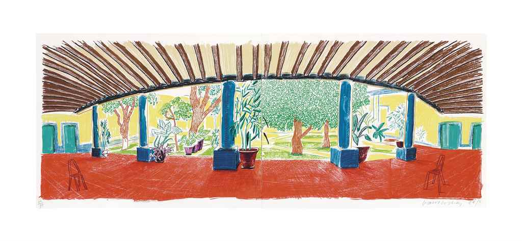 David Hockney - Hotel Acatlán: First Day, from Moving Focus