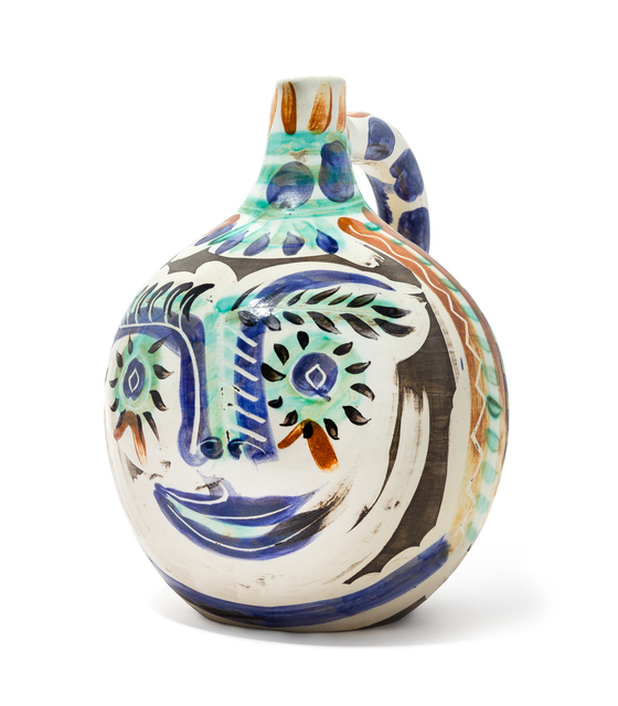 Pablo Picasso, ‘Visage aux yeux rieurs’, 1969, Design/Decorative Art, Partially glazed ceramic, Hindman