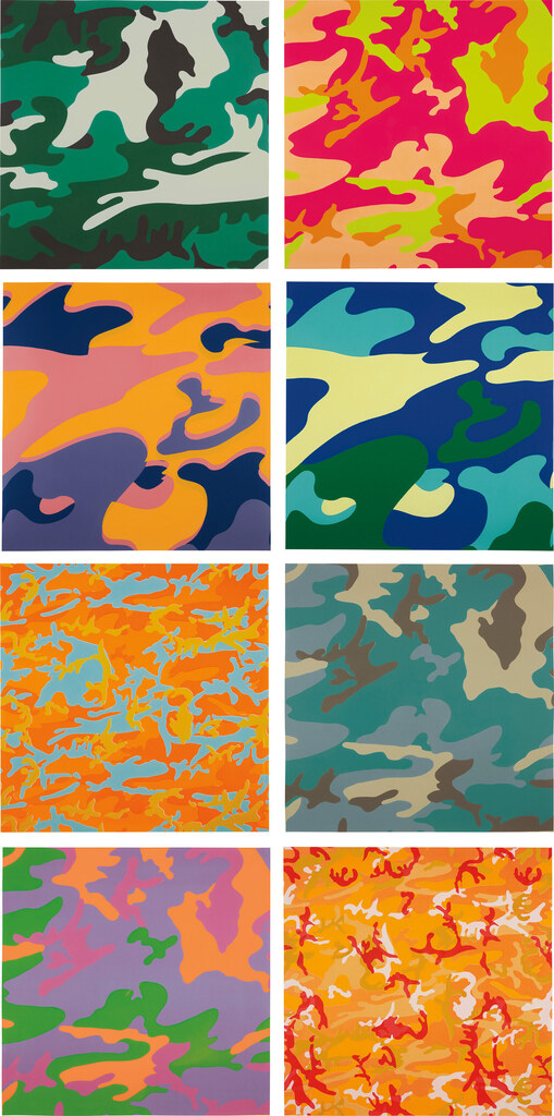 Andy Warhol - Camouflage (F. & S. 406-408 (2); 409-411; 413 (2)