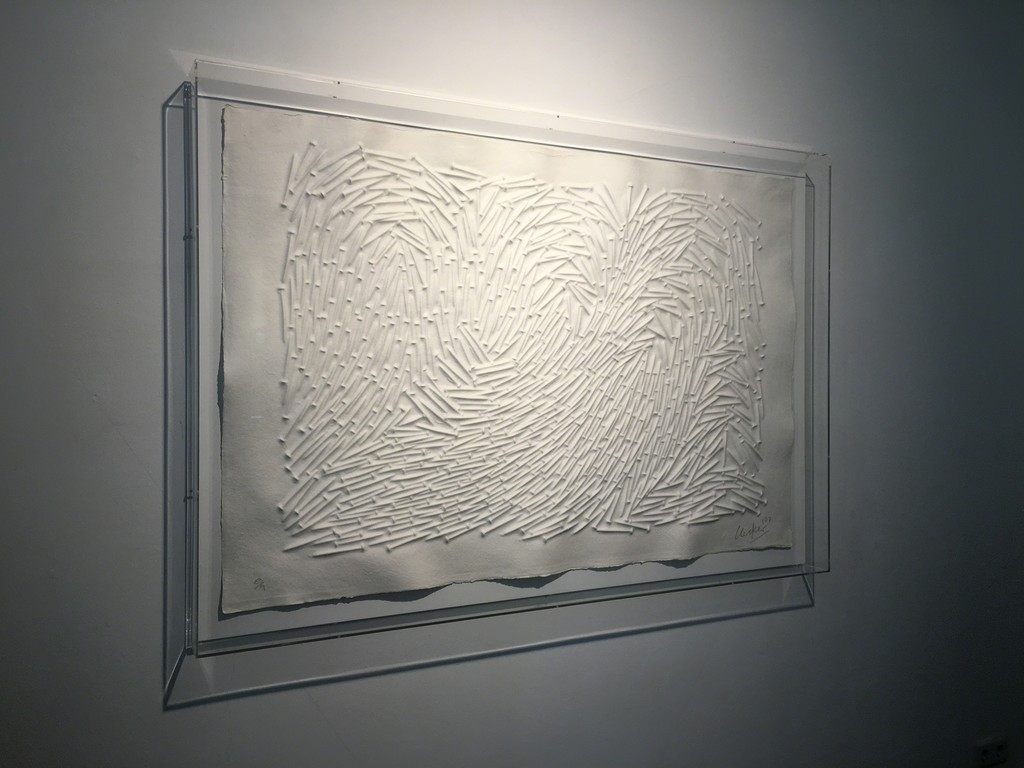 Installation view, Simulacra - Editions by Günther Uecker, Engelage & Lieder, 2017 Installation view, Simulacra - Editions by Günther Uecker, Engelage & Lieder, 2017