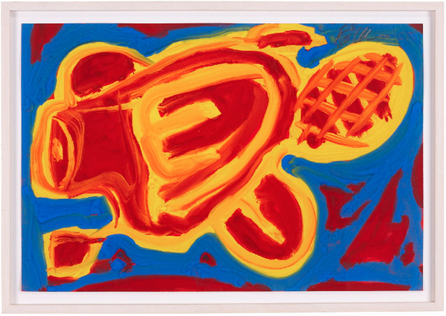 Richard Allen Morris, ‘RAM-65-GP-79 (Gun Series) ’, 1965, Drawing, Collage or other Work on Paper, Tempera on paper, Häusler Contemporary