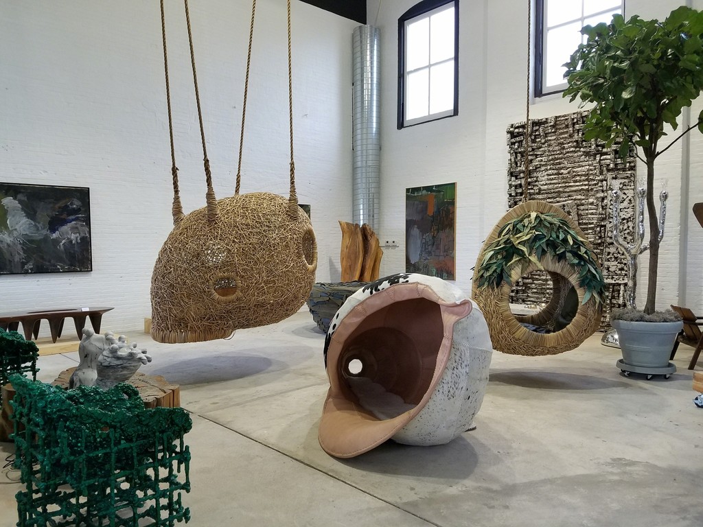Seating sculptures by Porky Hefer. Seating sculptures by Porky Hefer.
