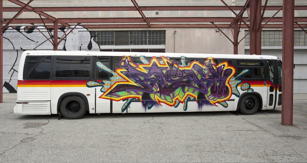 Installation view of "Art in the Streets" at MOCA, Los Angeles (2011). Installation view of "Art in the Streets" at MOCA, Los Angeles (2011).