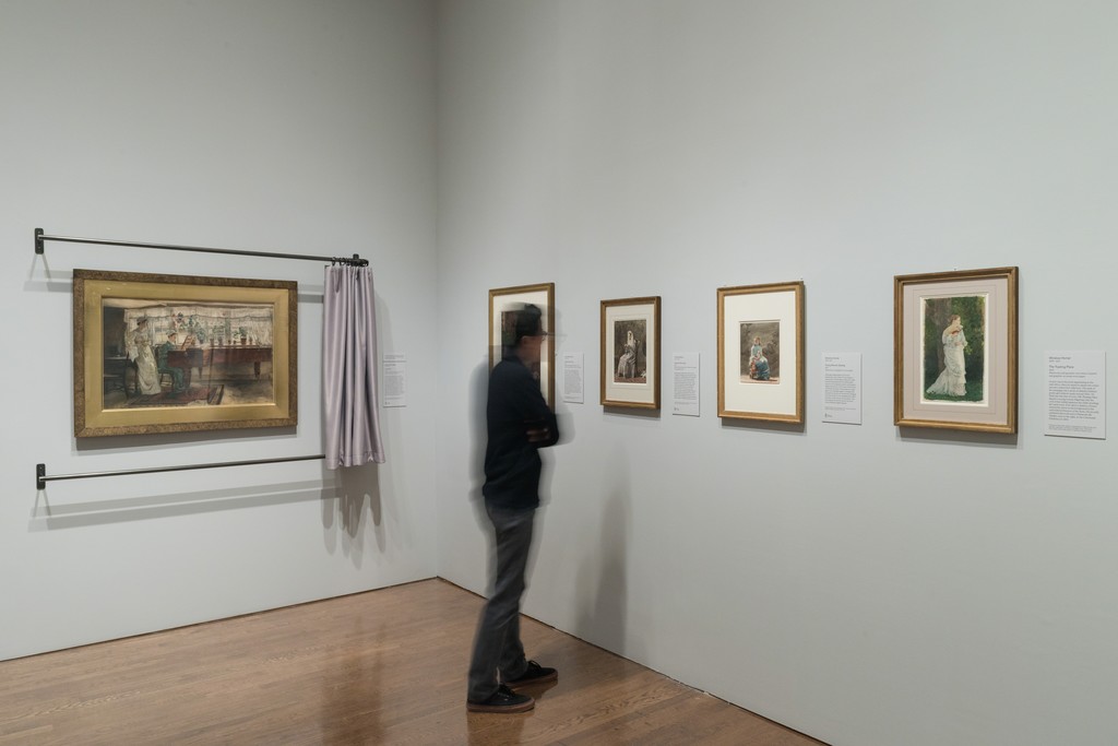 Installation Photograph of "American Watercolor in the Age of Homer and Sargent" Courtesy of the Philadelphia Museum of Art. Installation Photograph of "American Watercolor in the Age of Homer and Sargent" Courtesy of the Philadelphia Museum of Art.